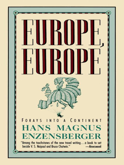 Title details for Europe, Europe by Hans Magnus Enzensberger - Available